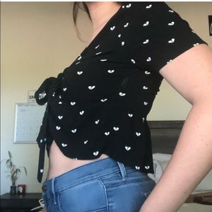 Pacsun Tie Front Top